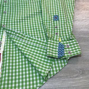 Robert Graham  Plaid Button Long Sleeve Dress Shirt  Condition RN#81913 CA#26689